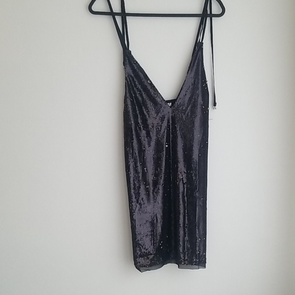 Free People Double Take Sequin Slip Size S - Picture 4 of 10